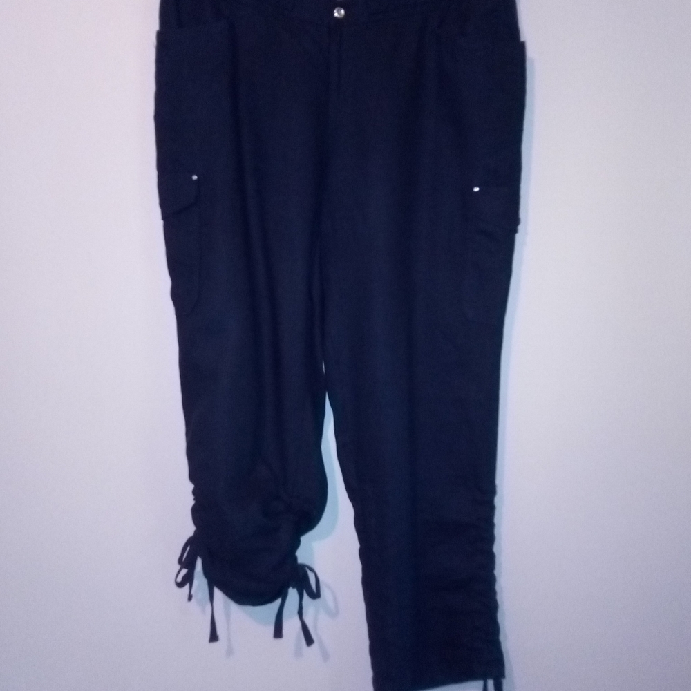 INC linen cargo pant